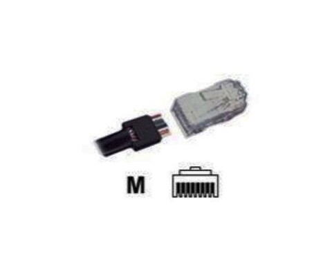 5-569278-4 Plug RJ45 8/8 CAT5E solid unshielded AWG24-28 Tyco/Amp   paq 25 unid