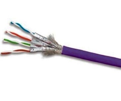 9T7L4-E10 CABLE CAT7A 1000FT AWG23 S/FTP LSHO VIOLET SIEMON