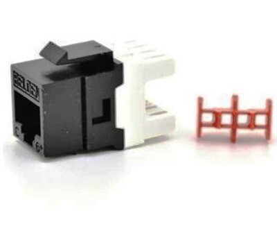 AX101321 Jack CAT6 gigaflex PS6+ keystone black Belden