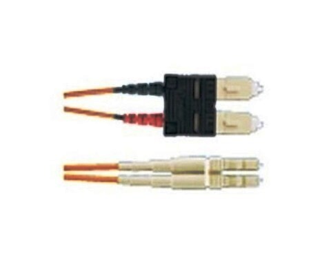 F6E3-10M1Y Fiber jumper LC-SC MM OM1 duplex 62.5/125 orange 1 mtrs Panduit