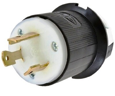 HBL2611 Plug twist-lock 2P3W 30A 125V (L5-30R) black Hubbell