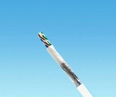 PUR6A04WH-UG CABLE CAT6A 1000FT UTP FR PVC AWG23 WHITE CMR PANDUIT