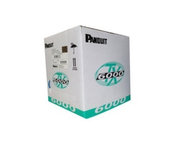 PUR6A04WH-UG CABLE CAT6A 1000FT UTP FR PVC AWG23 WHITE CMR PANDUIT