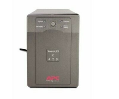 SC420   UPS 420VA Smart-UPS (in 120V nema 5-15P)(out 120V 4 nema 5-15R) Cord 1.83Mtrs Apc