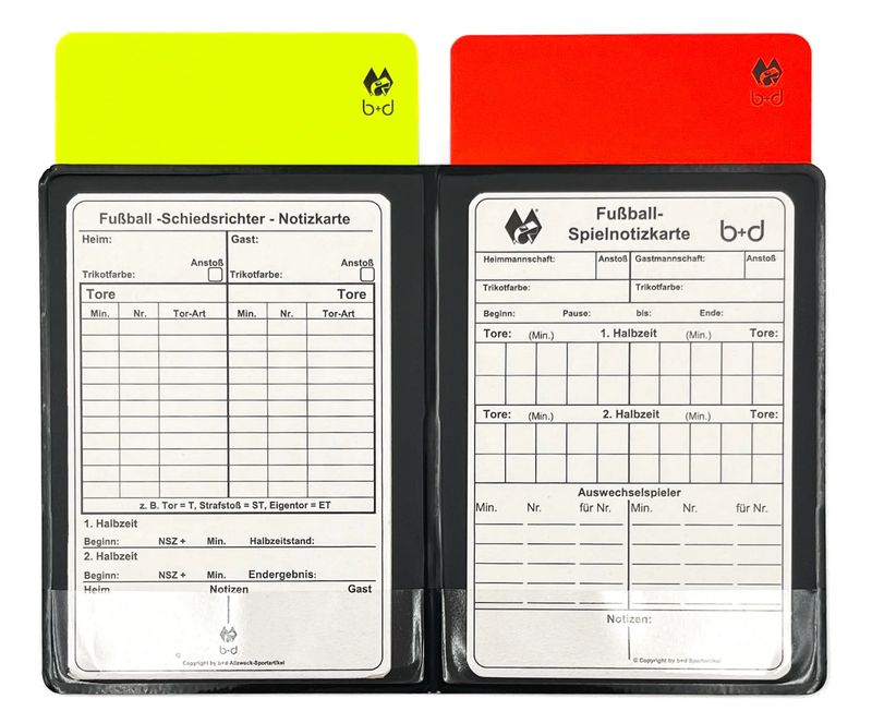 b+d Large Folding Card Wallet