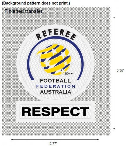 3D Football Referee Badge