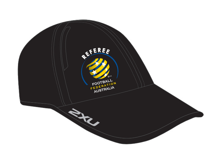 Premium Referee&#39;s Cap, Logo: Plain black (2XU only)