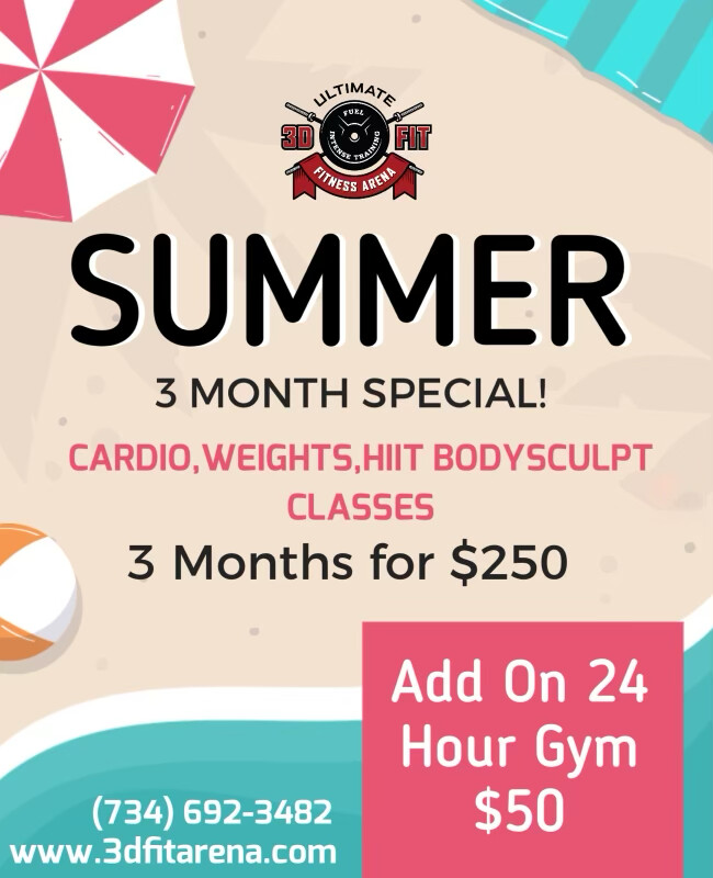 Summer 3 Month Special
