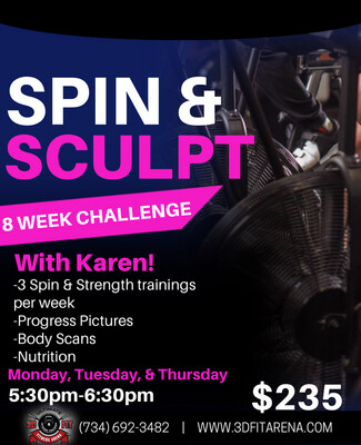 Spin & Sculpt 6 Week Challenge