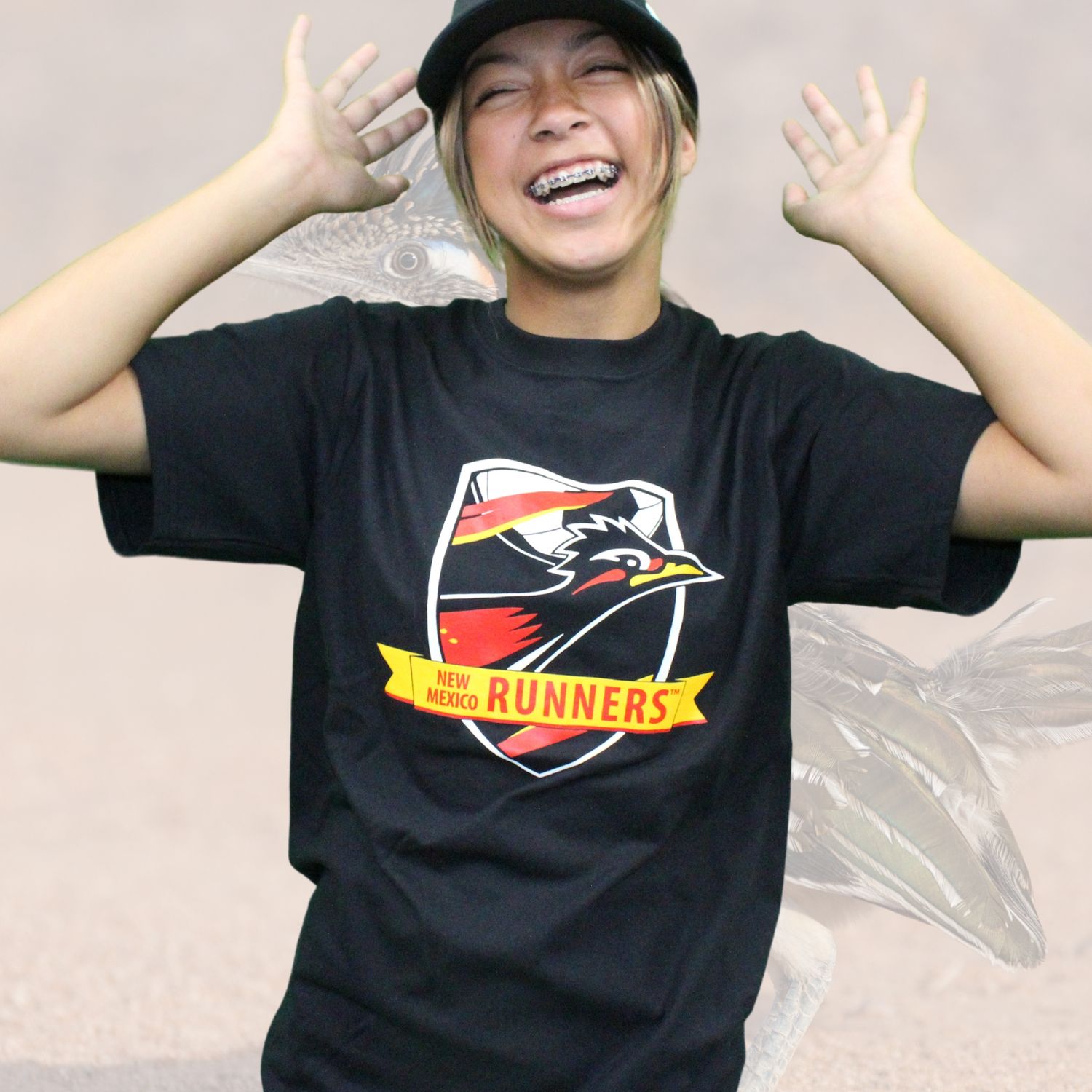 Runners Shield Logo Tee - Youth