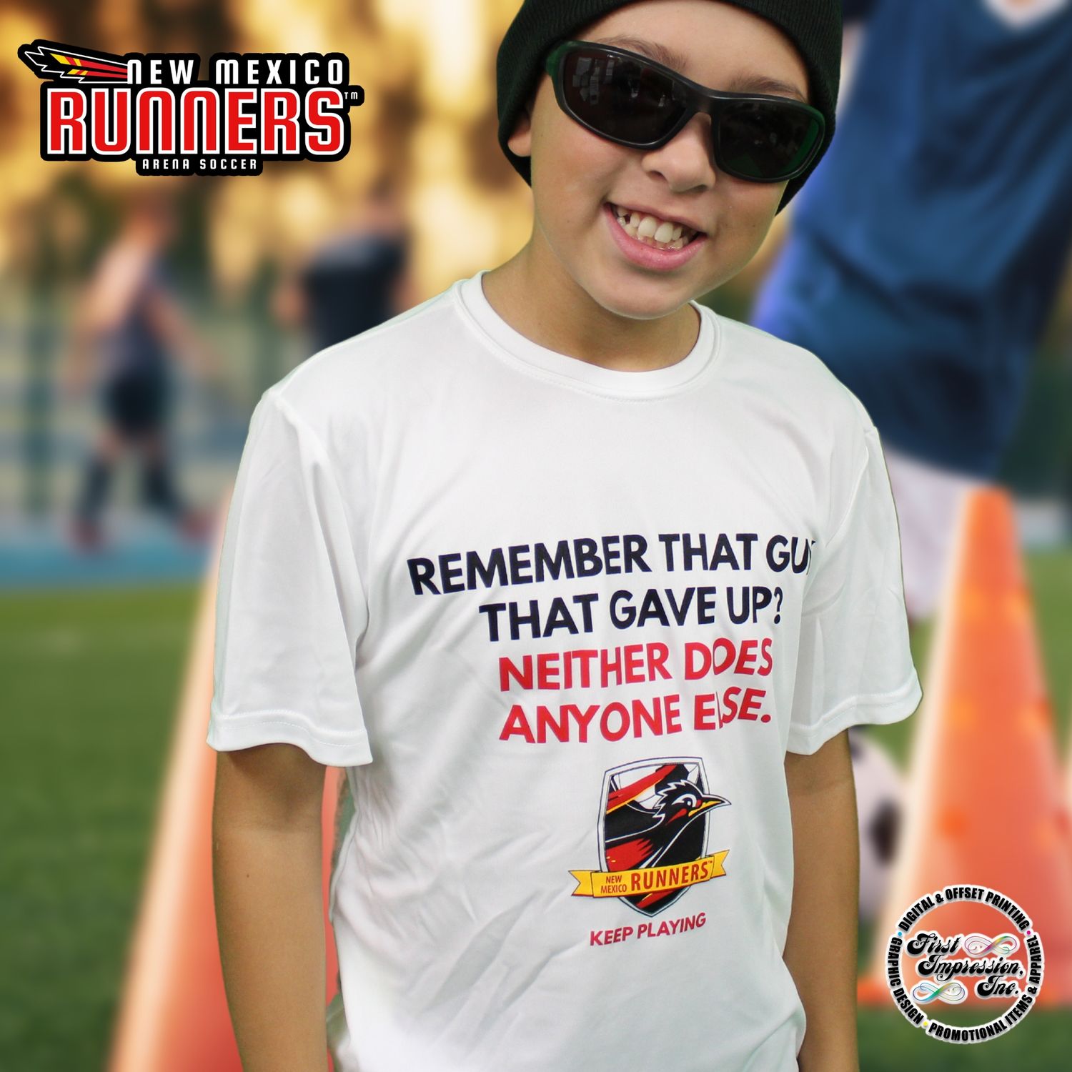 Never Give Up Tee - Adult