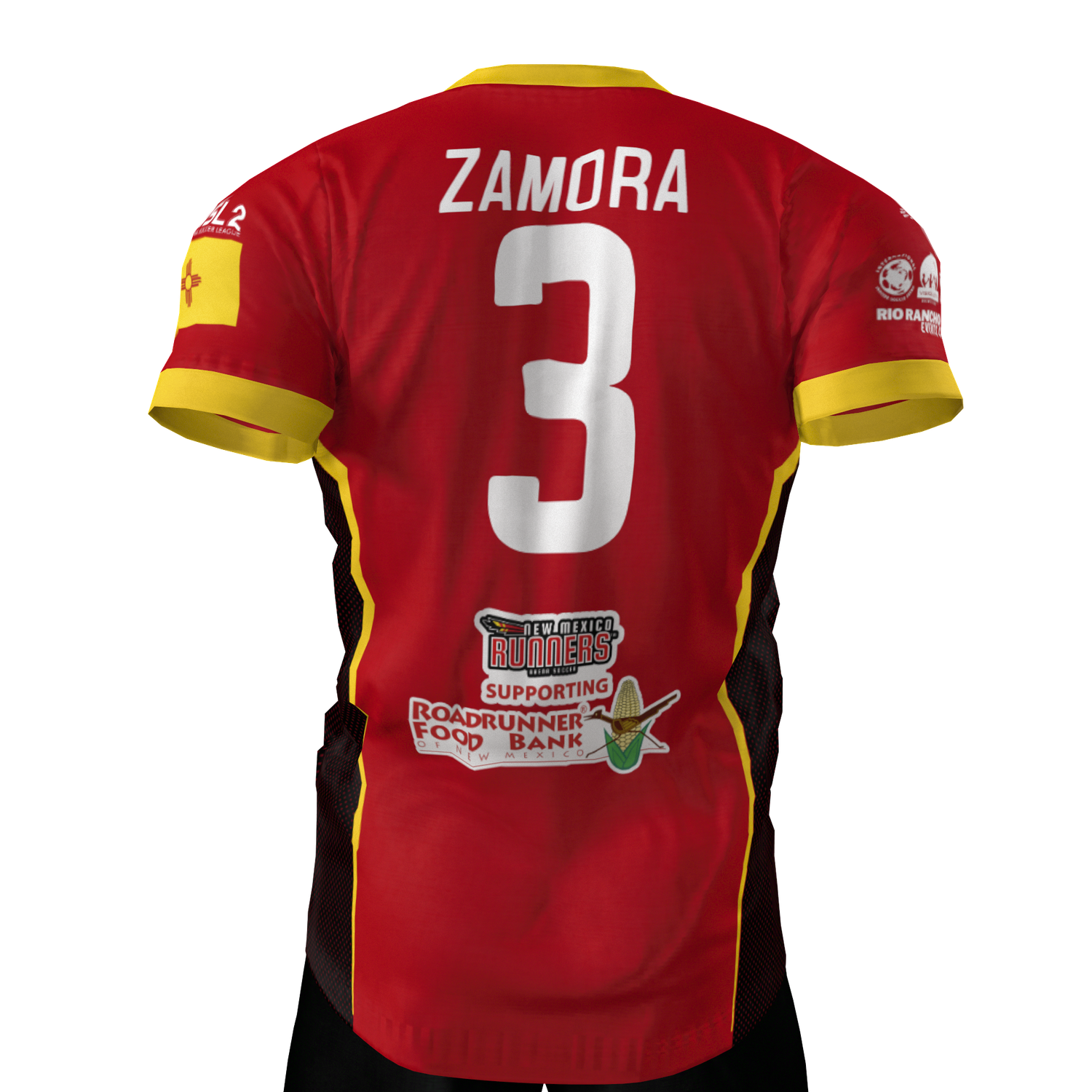 Terry Zamora #3 Replica Home Jersey