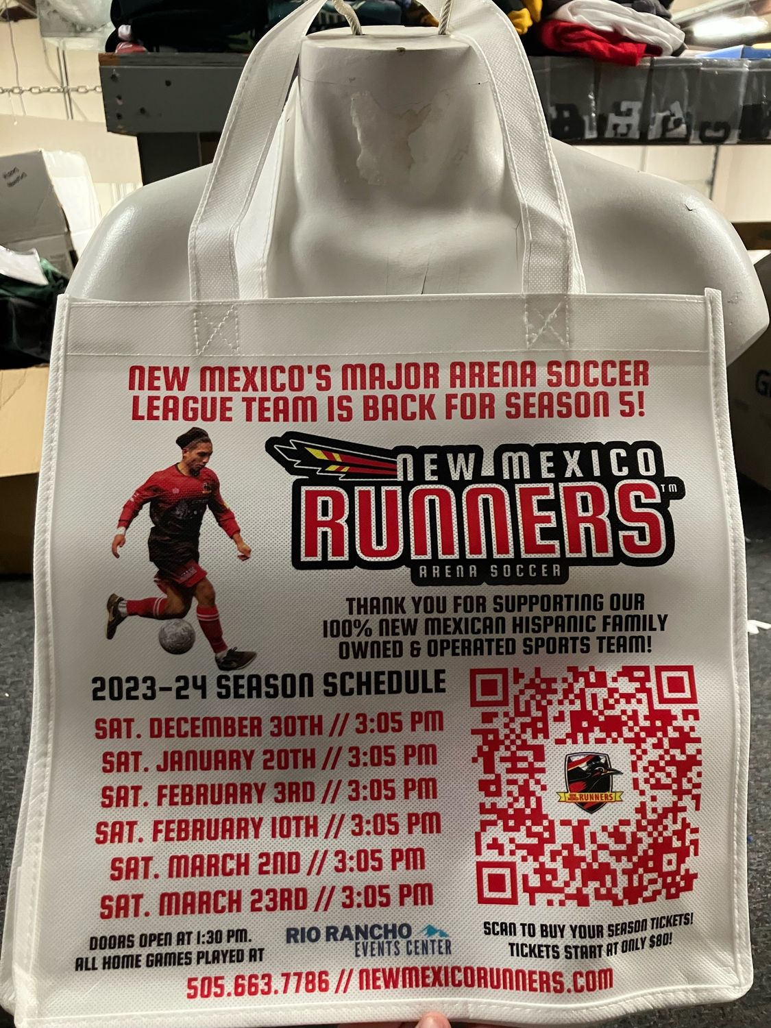 Season 5 Tote Bag with Schedule