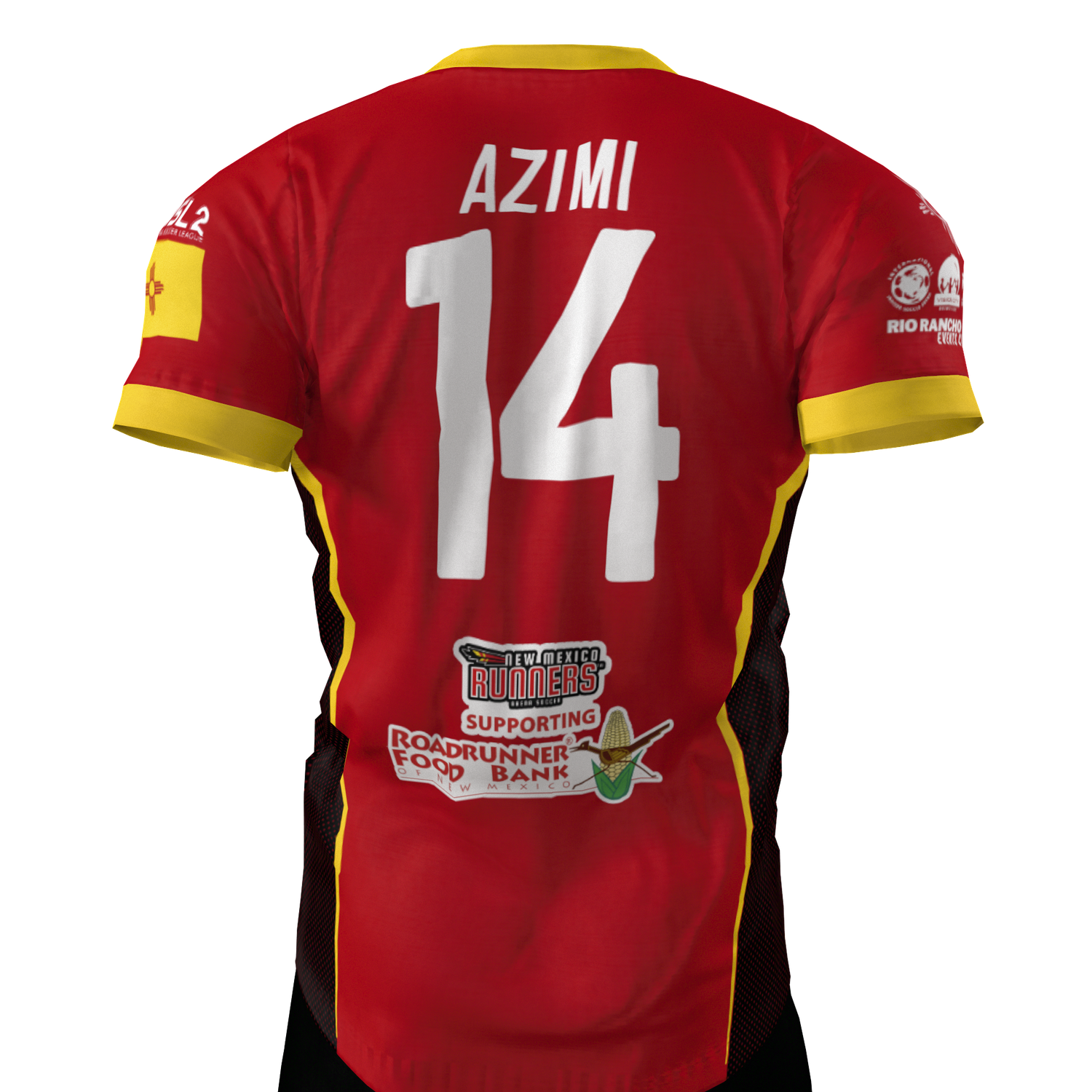 Atif Azimi #14 Replica Home Jersey