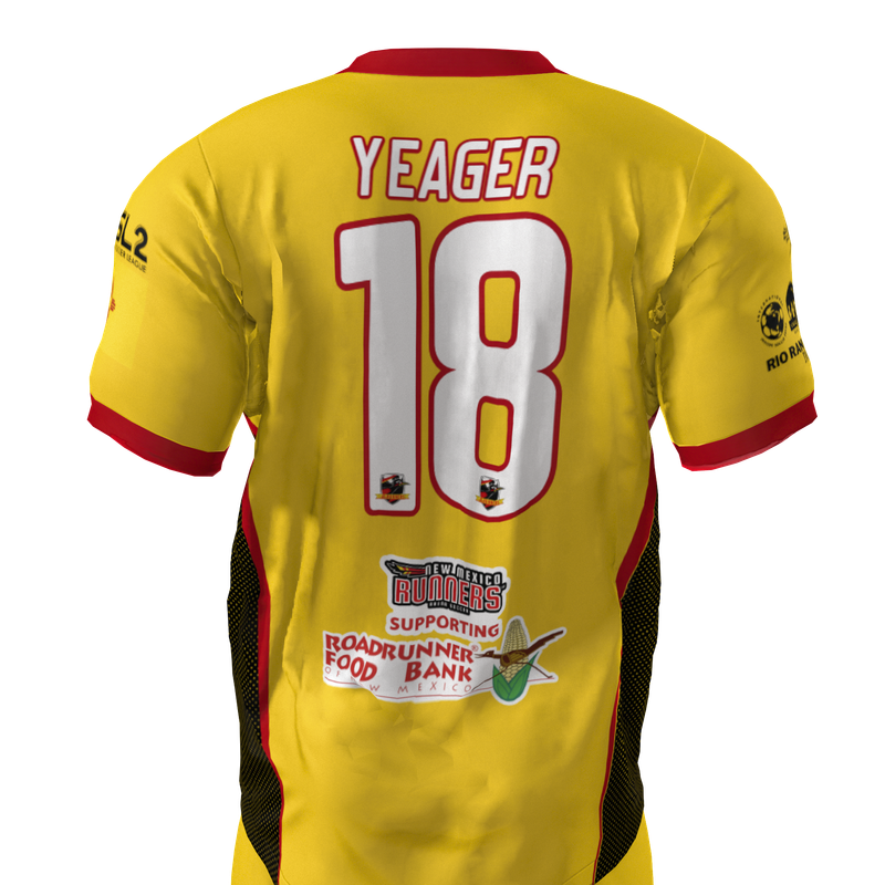 Nate Yeager #18 Replica Home GK Jersey