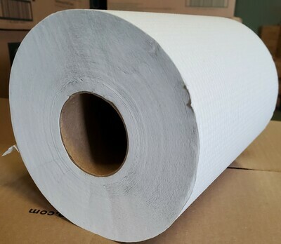 Cascades Rolled White Paper Towel
