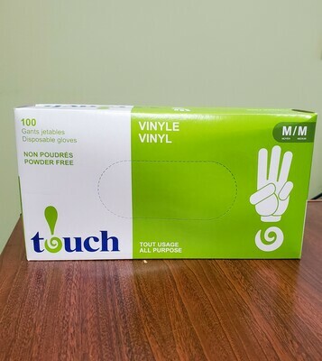 Touch vinyl Disposable Gloves