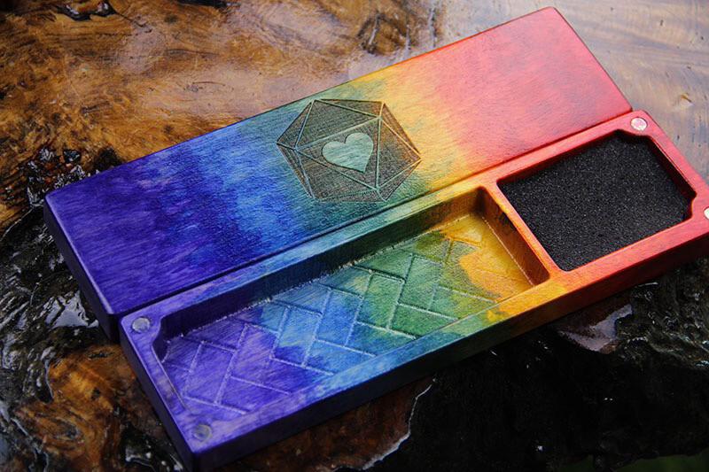 Rainbow Pride Dice Box