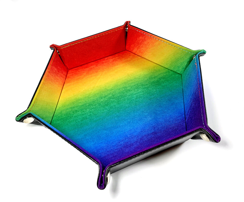 Rainbow Pride Dice Tray