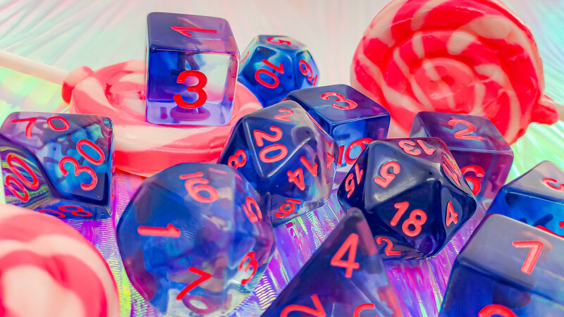 Sapphire’s Trickery Dice Set