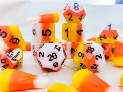 Candy Corn Dice Set