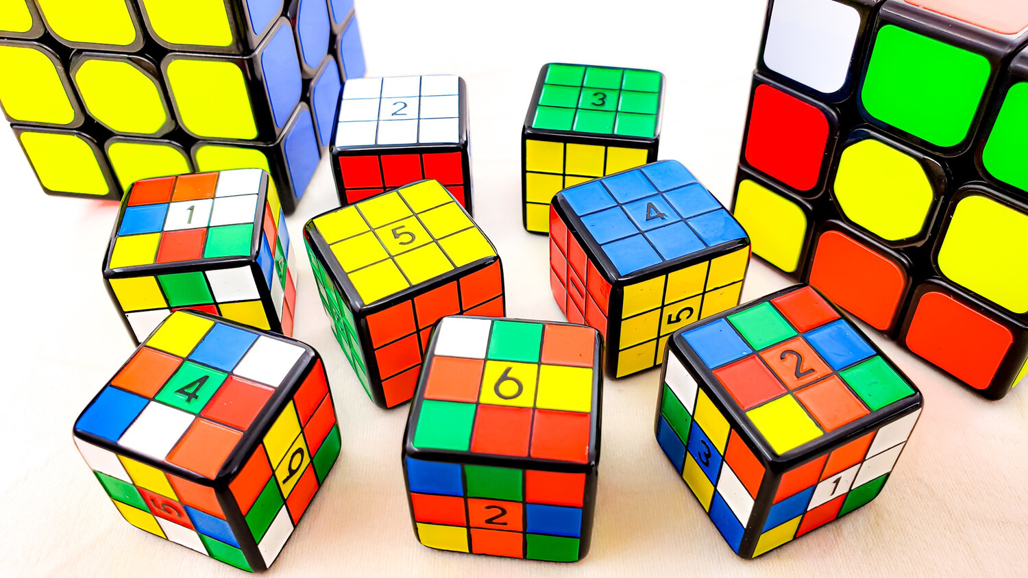 Magic Cube Dice Set of 2 D6