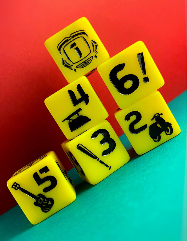 Haruko Dice - Pack of 6 