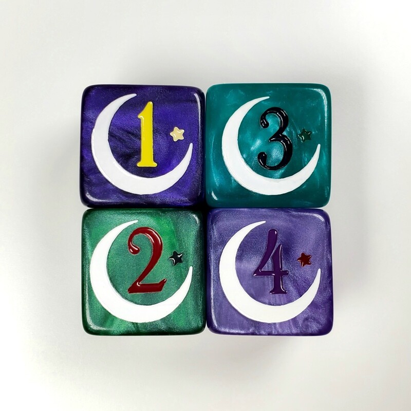 Outer Magical Girl Dice - Pack of 4  