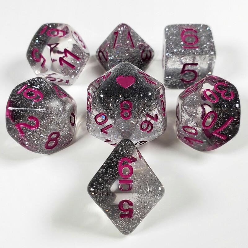 Prismatic Demisexual Pride Dice Set