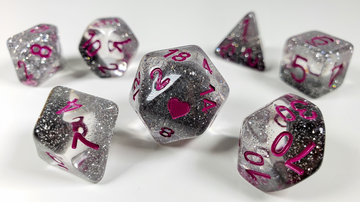 Prismatic Demisexual Pride Dice Set