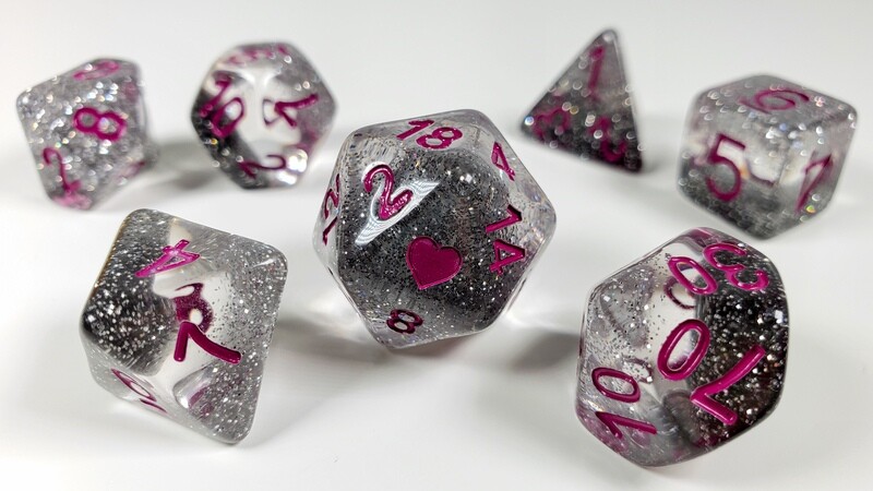 Prismatic Demisexual Pride Dice Set