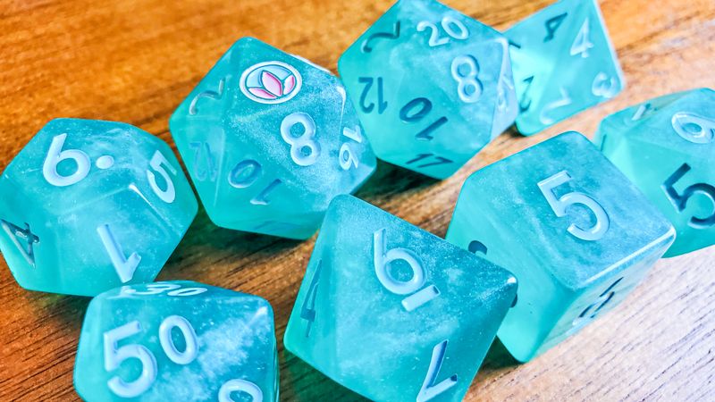 Lotus Dice Set – Supporting Asian Mental Health