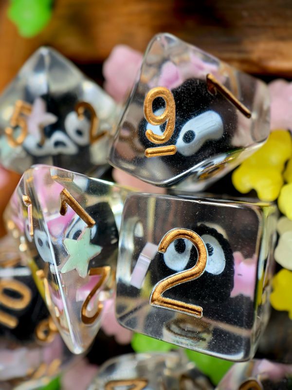 Coal Sprite Dice Set