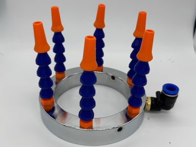 Кольцо водоструйной гравировальной машины внутренний шпиндель 100 мм, диаметр водопроводной трубы 12 мм