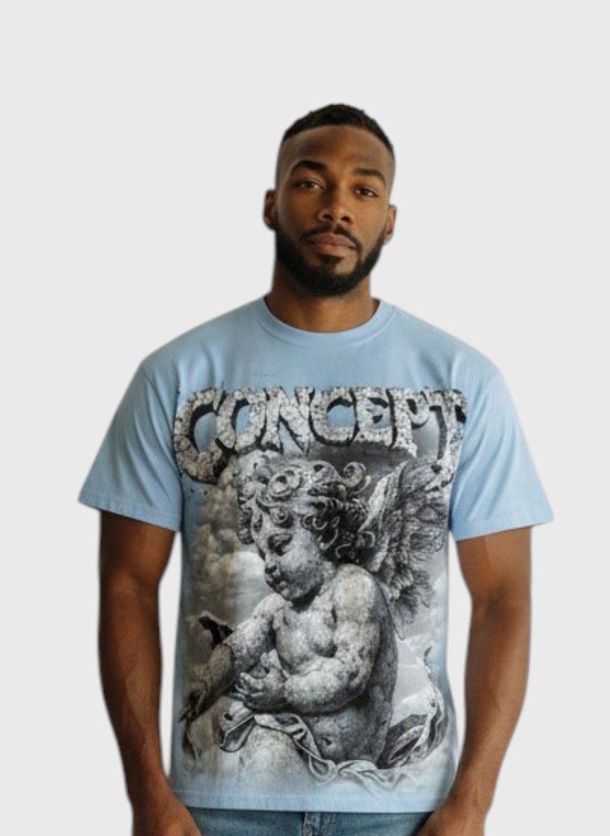 "Cherub 1" Tee - Bby Blue