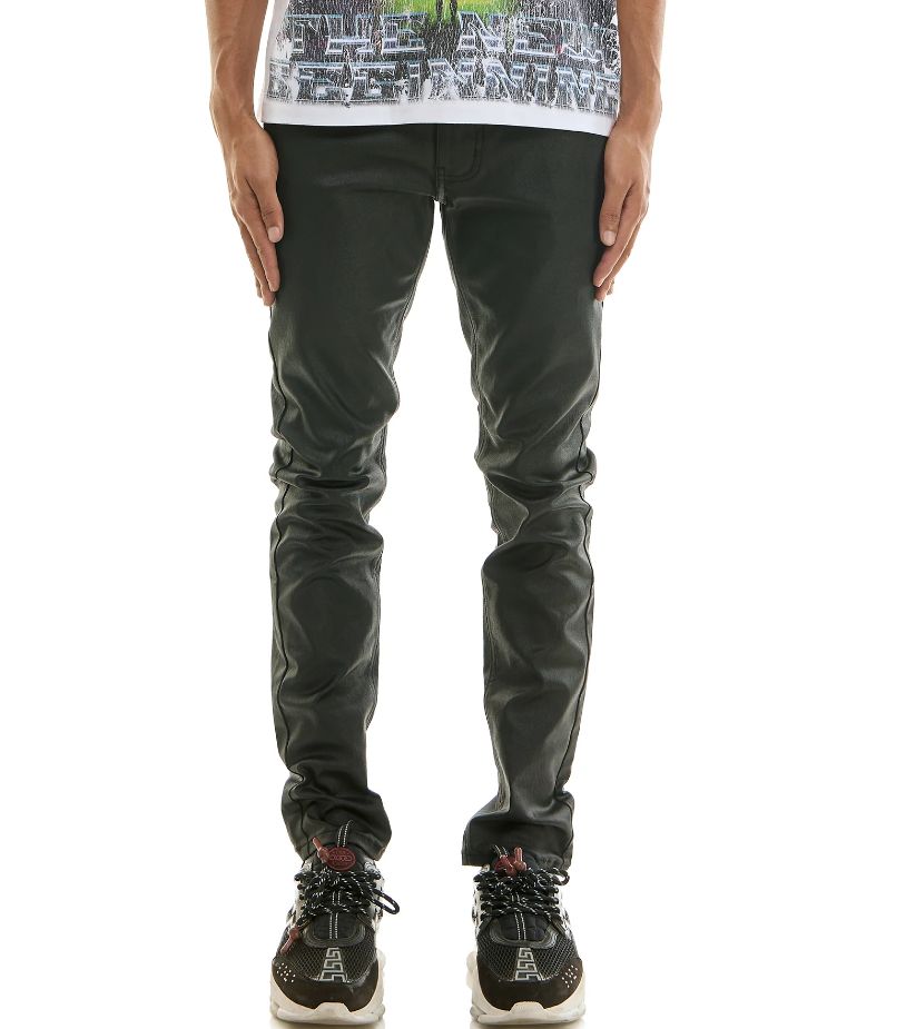 KNB 3450 BASIC WAXED JEANS