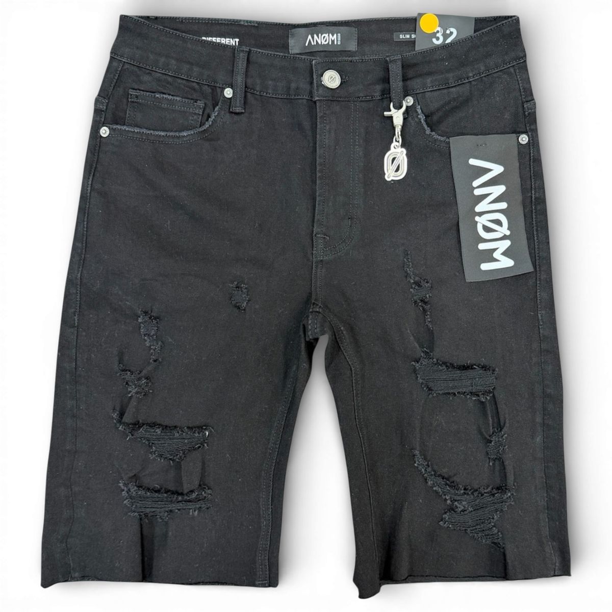 APEX DENIM SHORT - BLACK