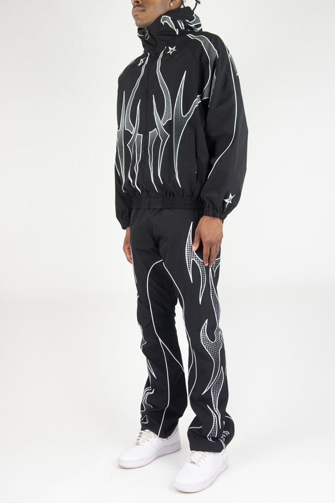 HOODED WINDBREAKER SET