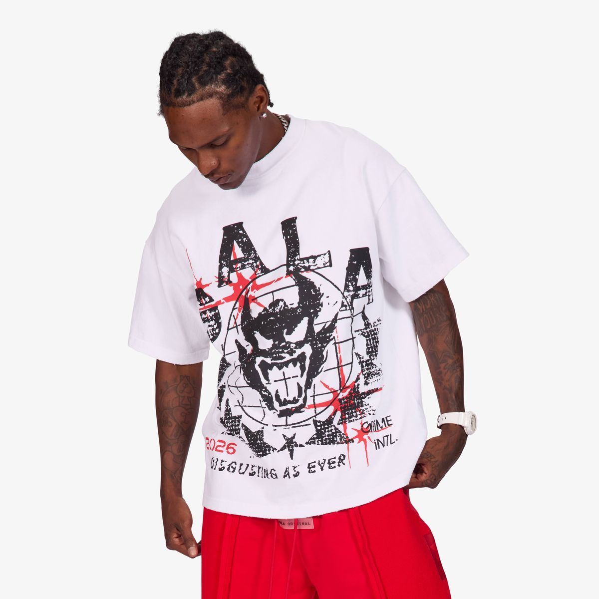 "DISGUSTING" TEE (WHITE)