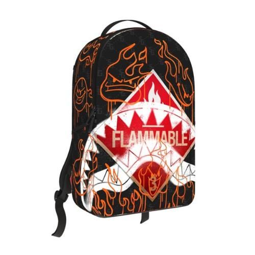FLAMMABLE SIGN BACKPACK
