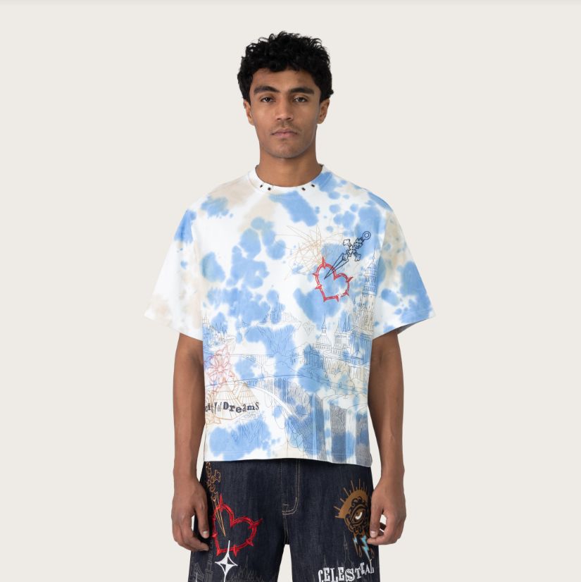 METROPOLIS WIDE CROP SS T-SHIRT
