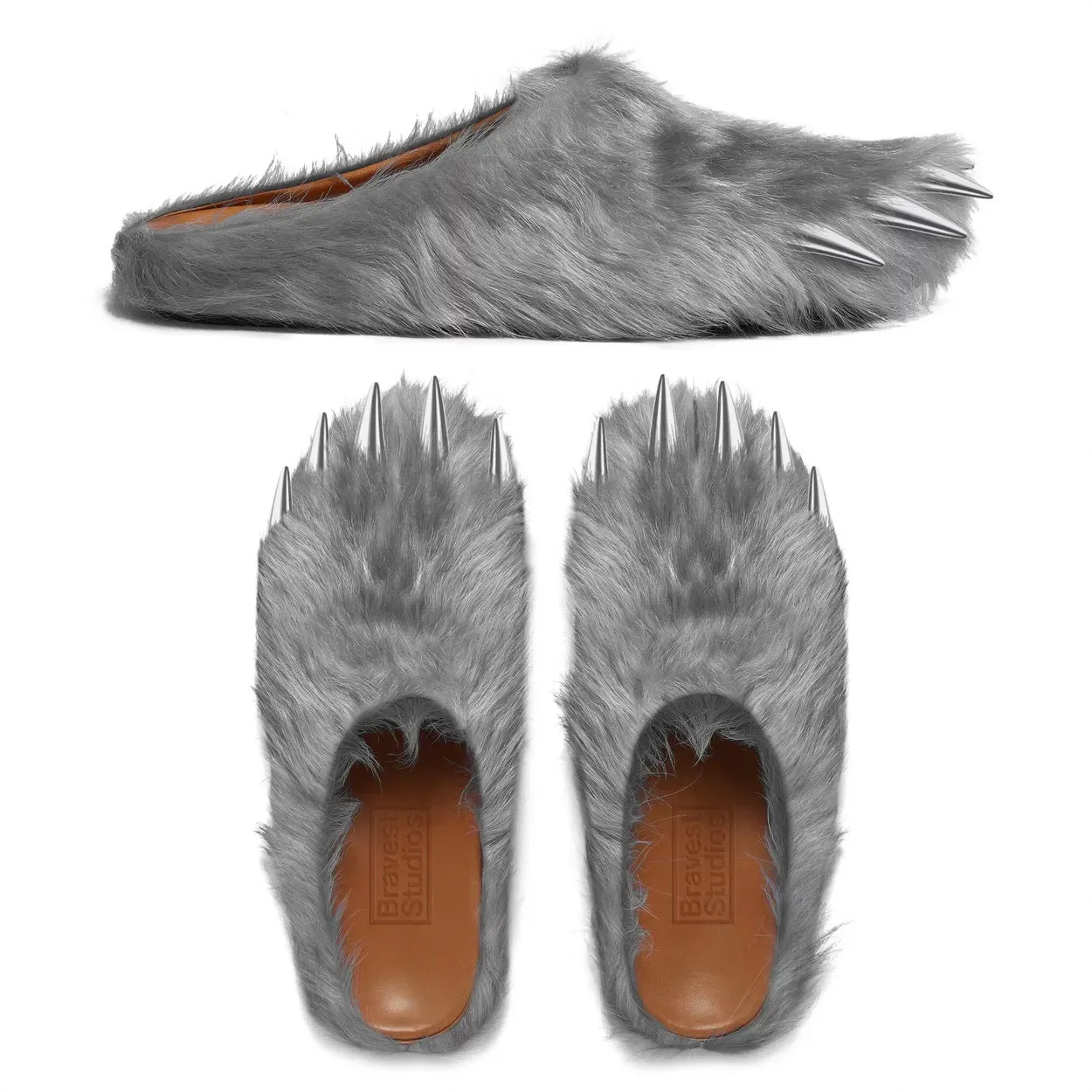 Bravest Studios Bear Claw Mule Grey