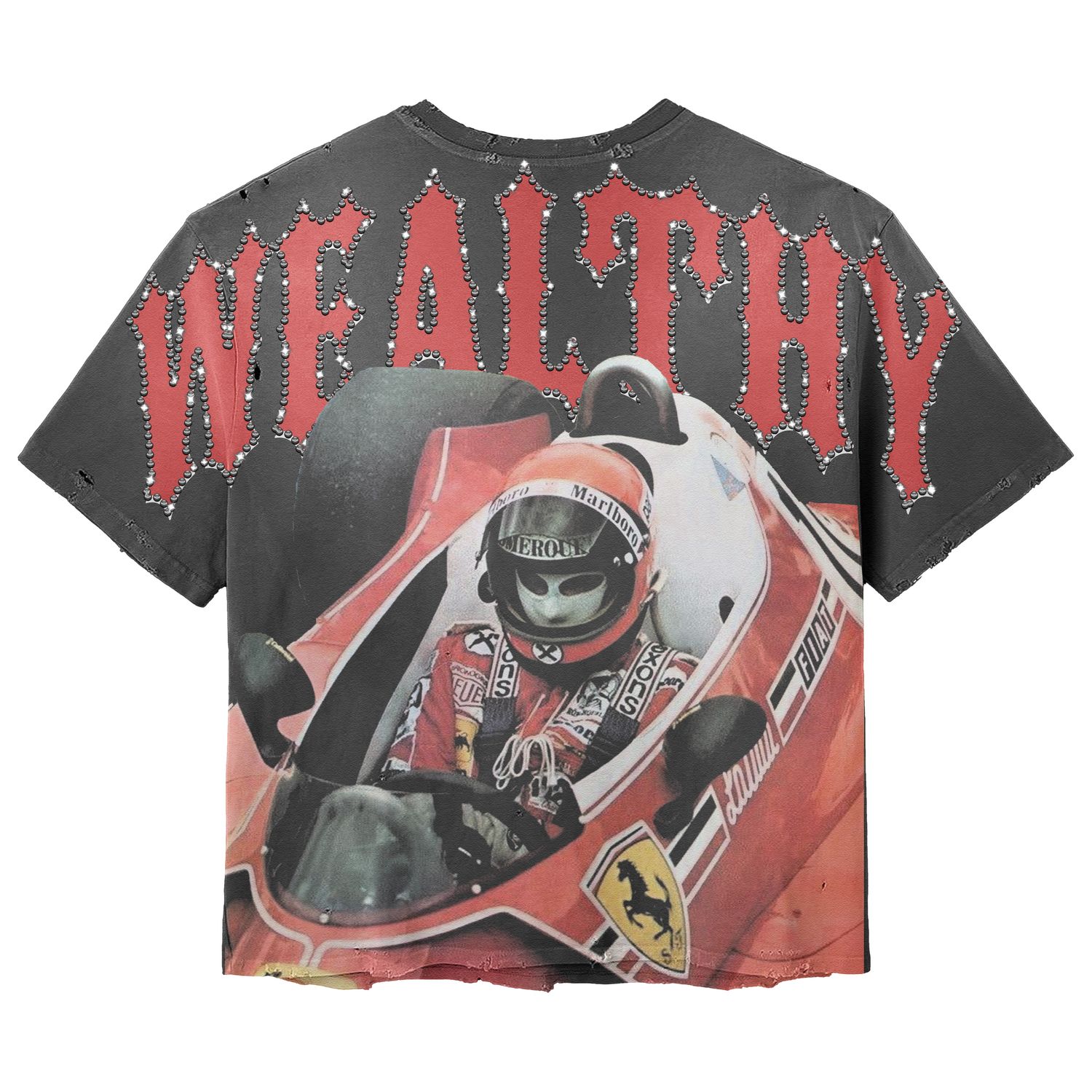 WEALTHY RACER TEE - BLACK
