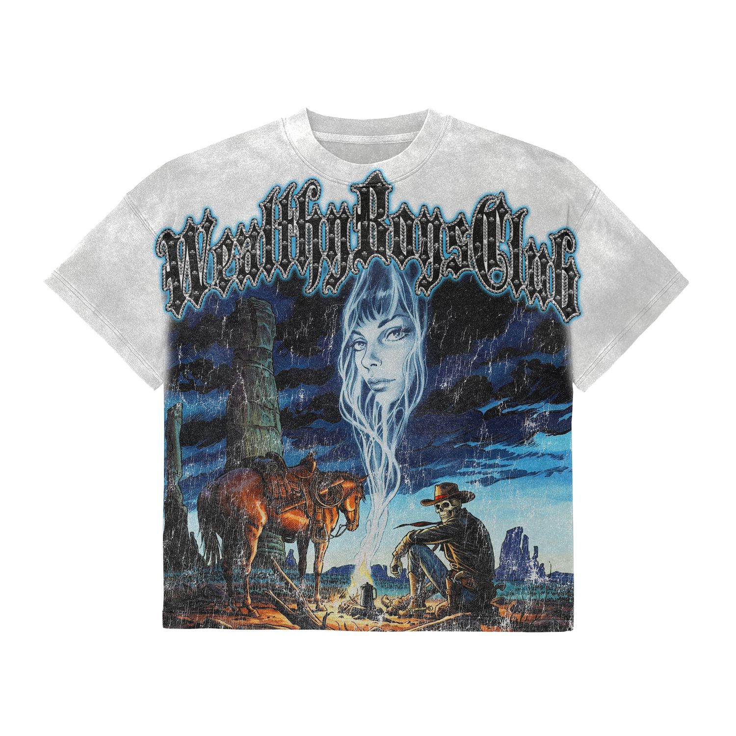 BORN TO BE KING TEE - WHITE