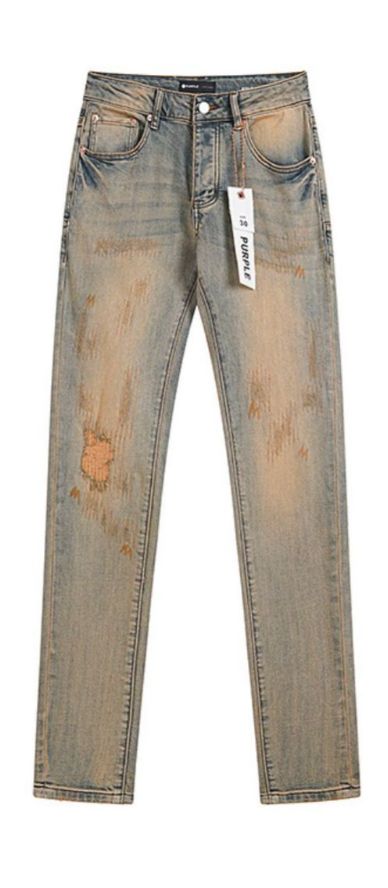PURPLE TAN JEANS
