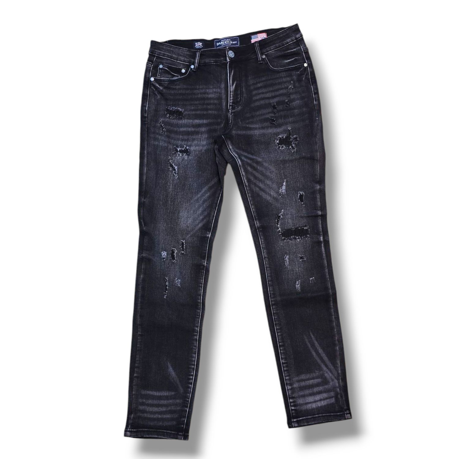 DMT-214 LT. GREY MARCUS PREMIUM STRETCH DENIM