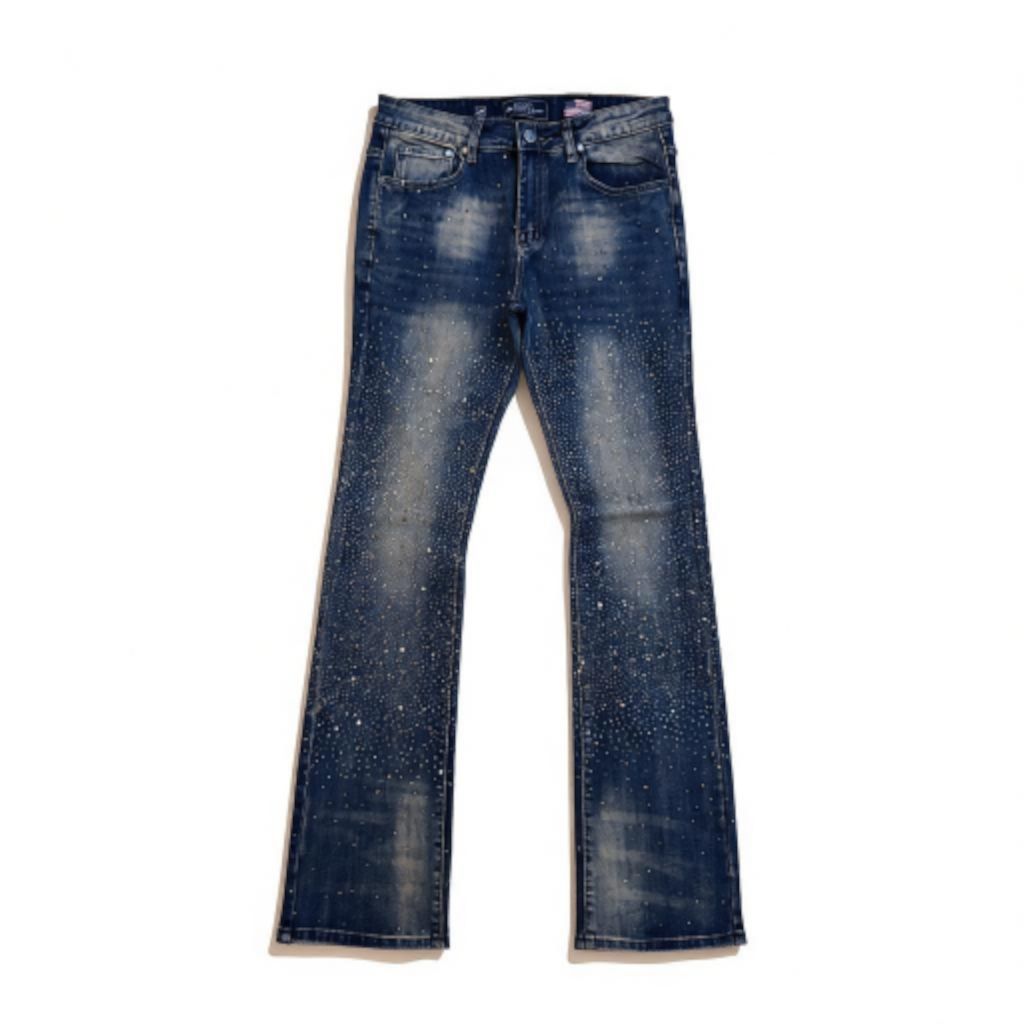 DMT-900-2 TAN DAMATI DIAMOND STACKED PREMIUM DENIM