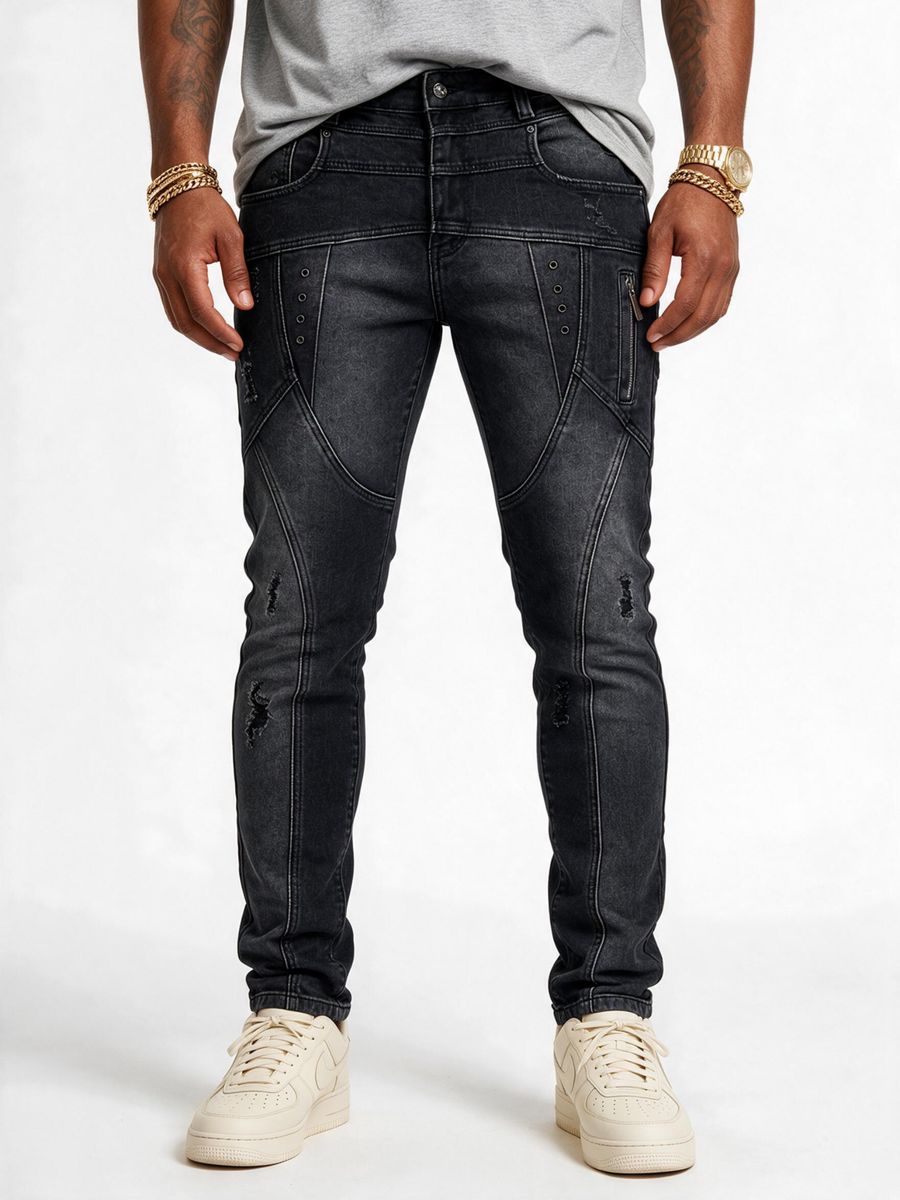 VICOIUS SKINNY DENIM / 2TONES COLORS