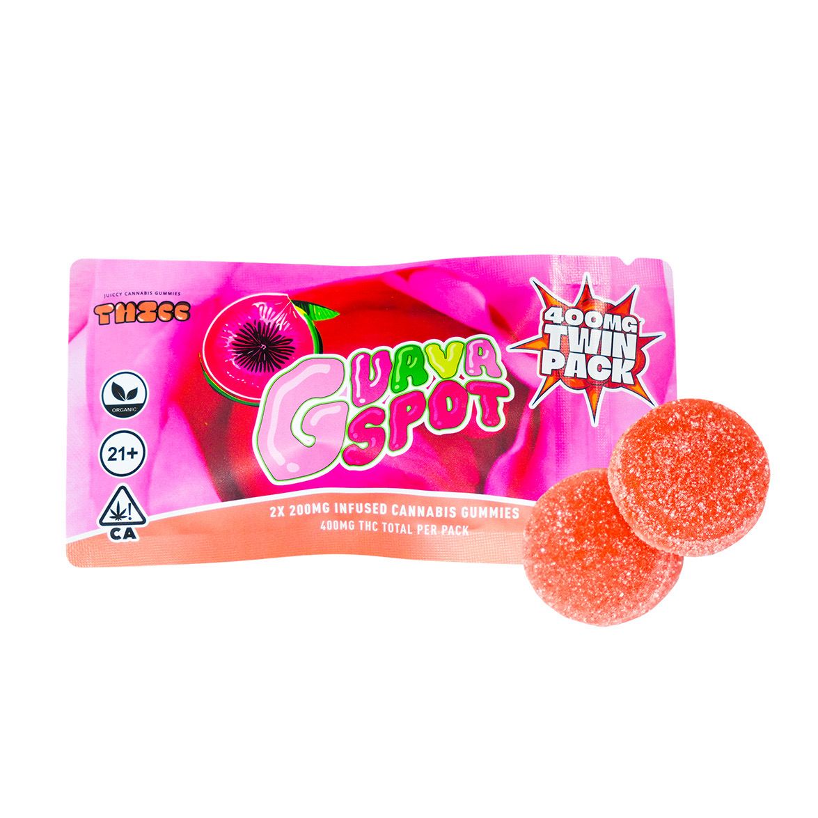 400mg Thicc Gummies Guava