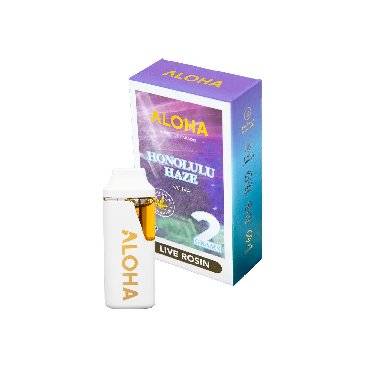 Aloha 2G Live Rosin Disposable Honululu Haze | SATIVA